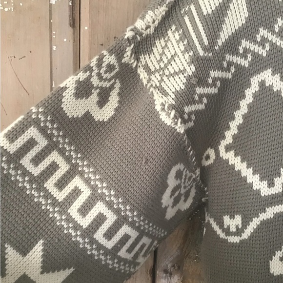 Magic made in Italy wool cardigan sweater coat size small unique tasseled - Picture 6 of 10